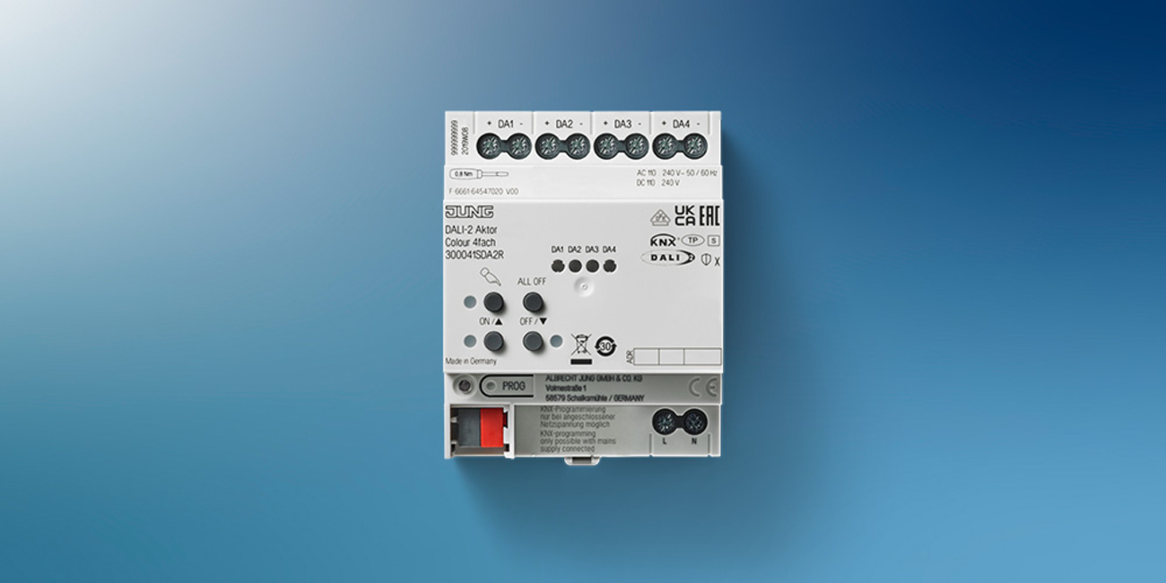 KNX DALI 2 Gateway Colour bei FeMa Elektrotechnik GmbH in Burghaun